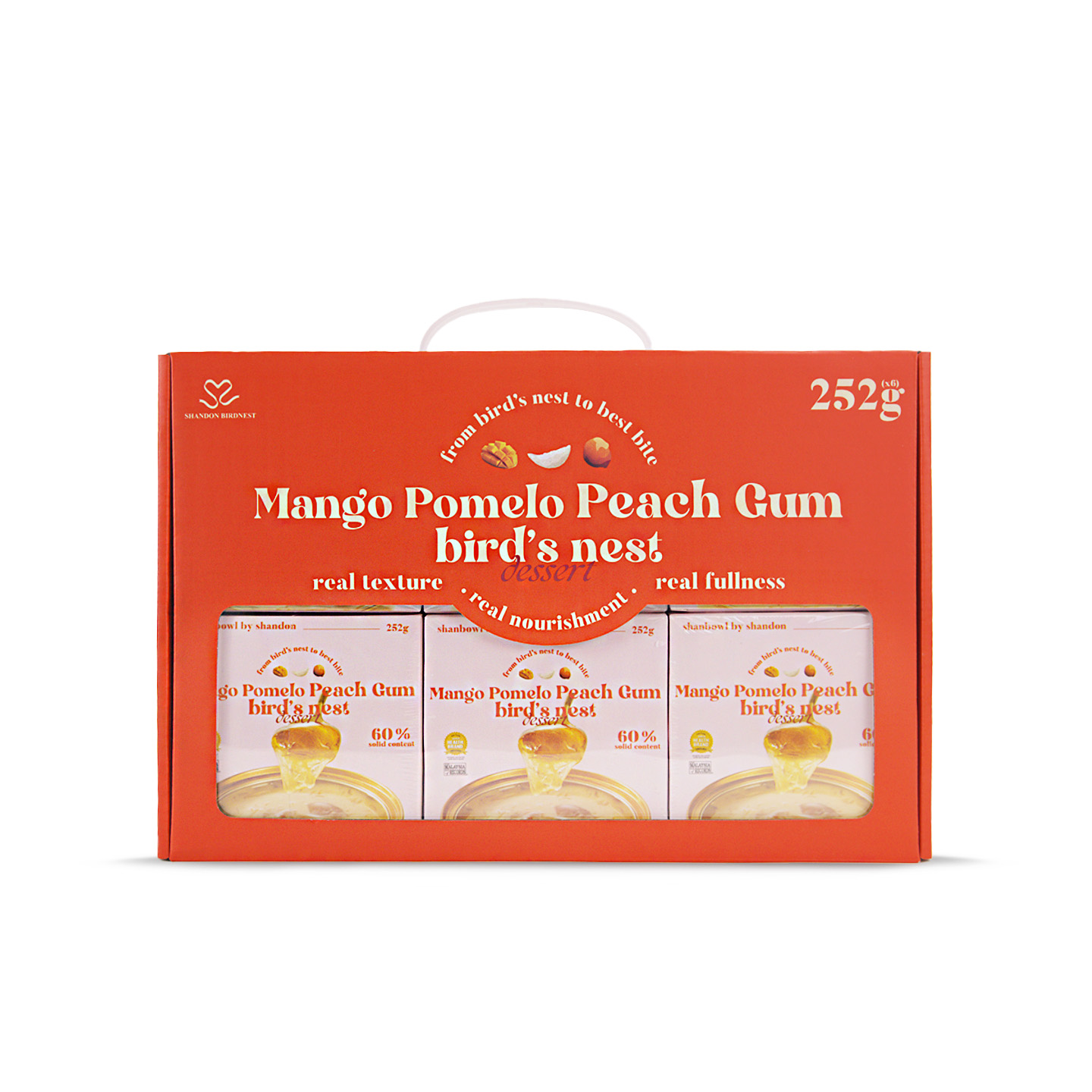Mango Pomelo Peach Gum with Bird’s Nest (6 bowls)